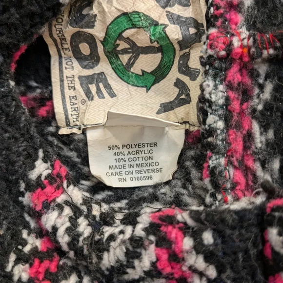 Baja Joe's hoodie , black/white/pink , size S - Picture 6 of 8